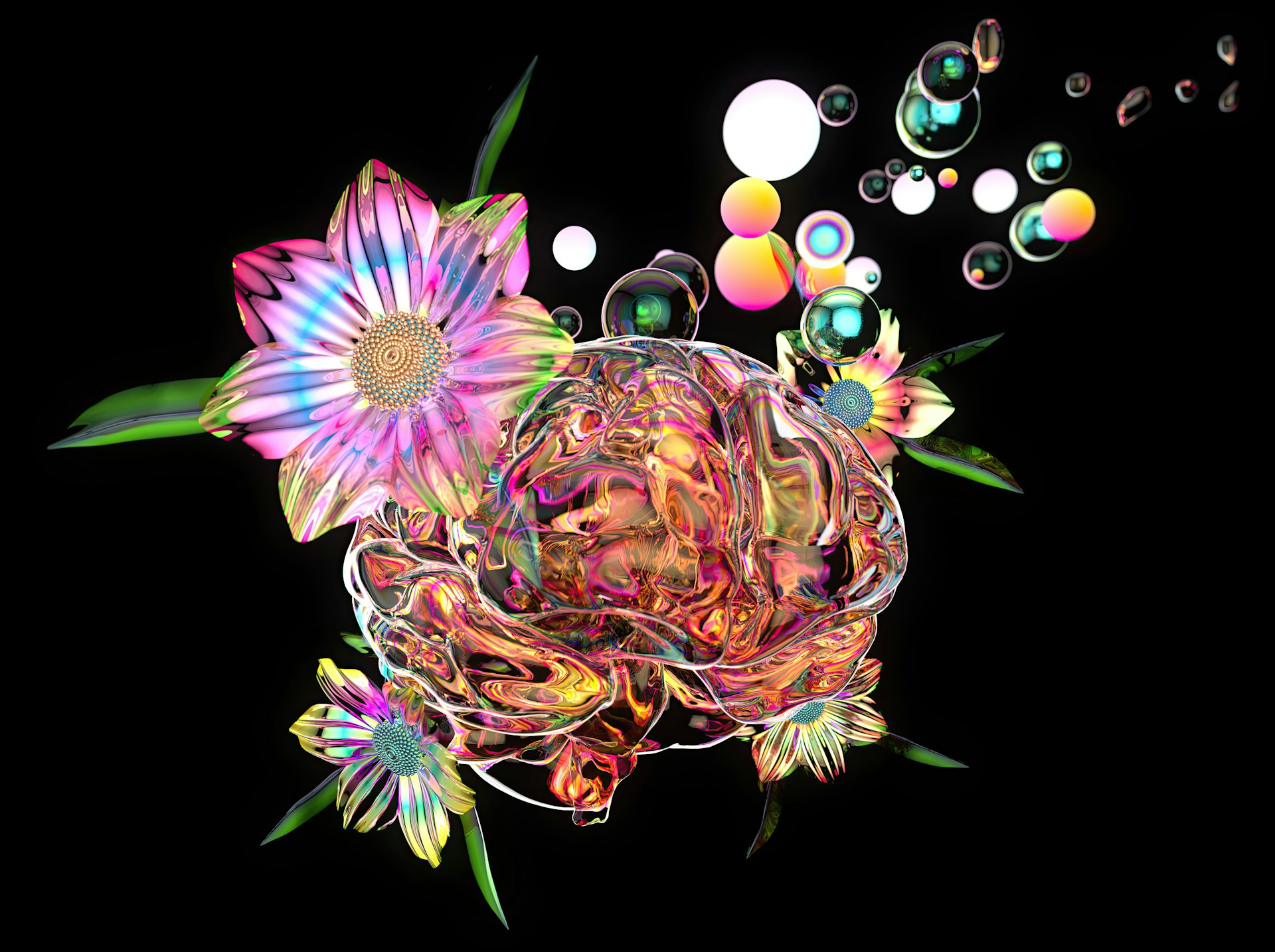 Picture of an elegant looking brain